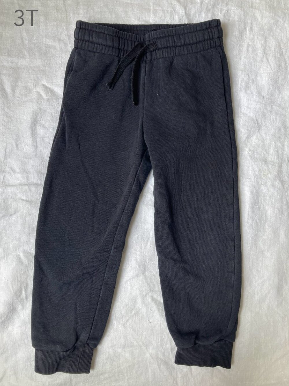 ๐ชด5/$30 H&M 3T Toddler Black Sweatpants Fall Cozy Unisex Casual